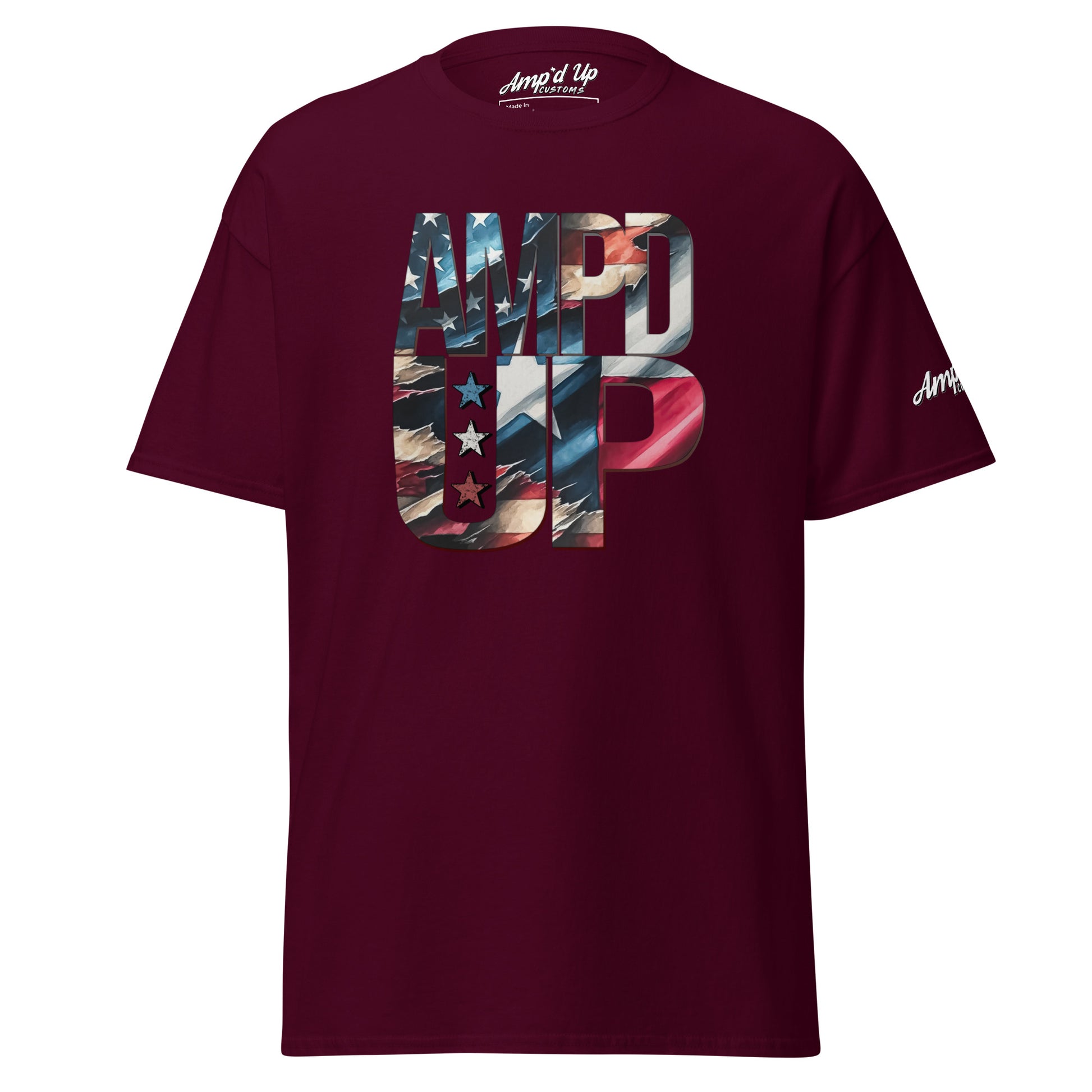 Amp'd Up Texas Hero T-shirt - Amp'd Up Custom
