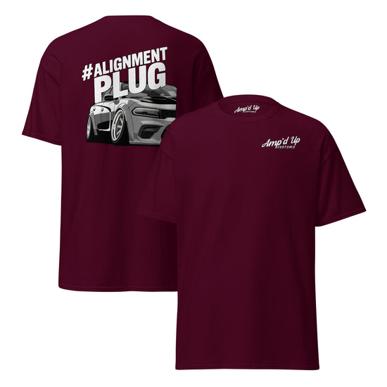 Alignment PLUG T-Shirt (Back Illustration) - Amp'd Up Custom