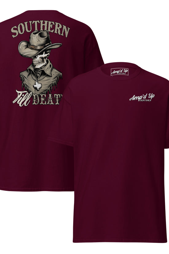 Southern Till Death T-Shirt (back illustration) - Amp'd Up Custom
