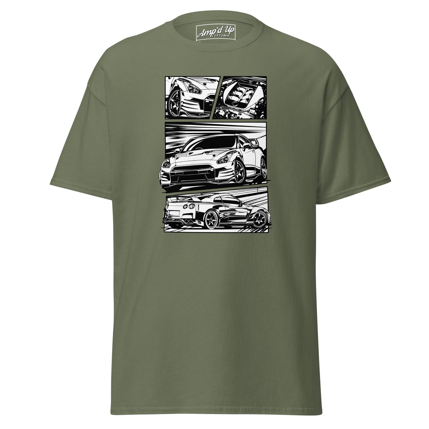 R35 GTR T-Shirt - Amp'd Up Custom