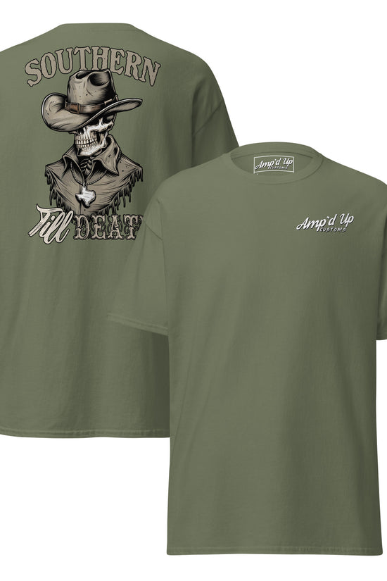 Southern Till Death T-Shirt (back illustration) - Amp'd Up Custom