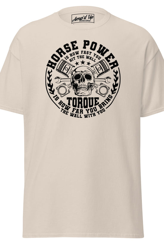 Horse Power And Brick Wall T-Shirt - Amp'd Up Custom