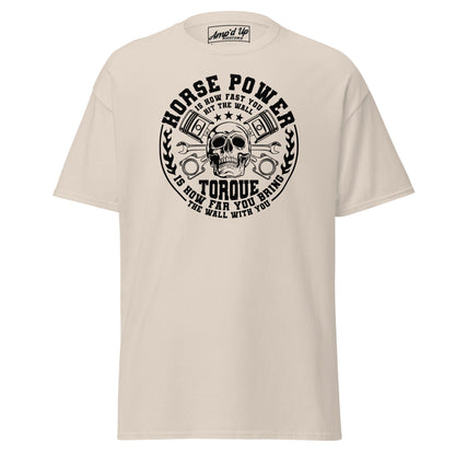 Horse Power And Brick Wall T-Shirt - Amp'd Up Custom
