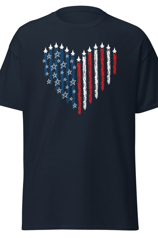 Fighter Jet American T-Shirt - Amp'd Up Custom