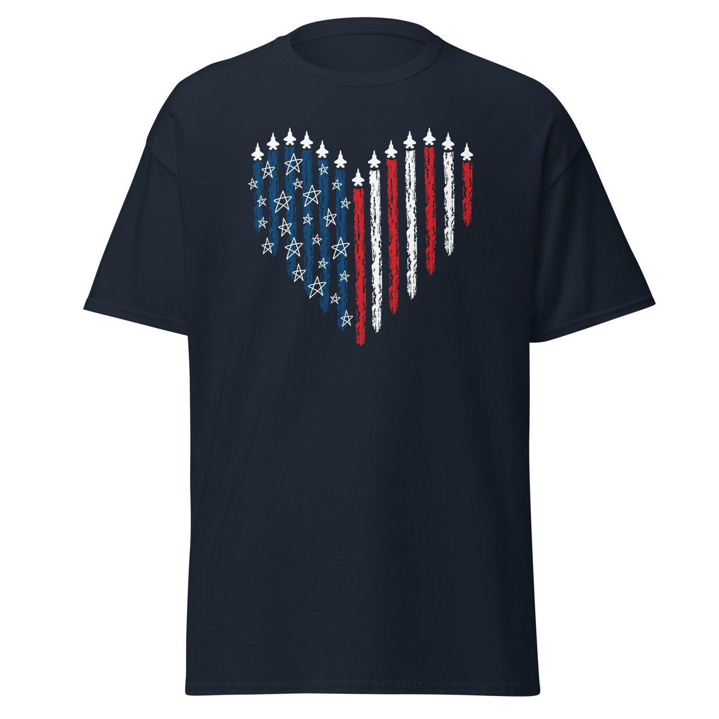 Fighter Jet American T-Shirt - Amp'd Up Custom