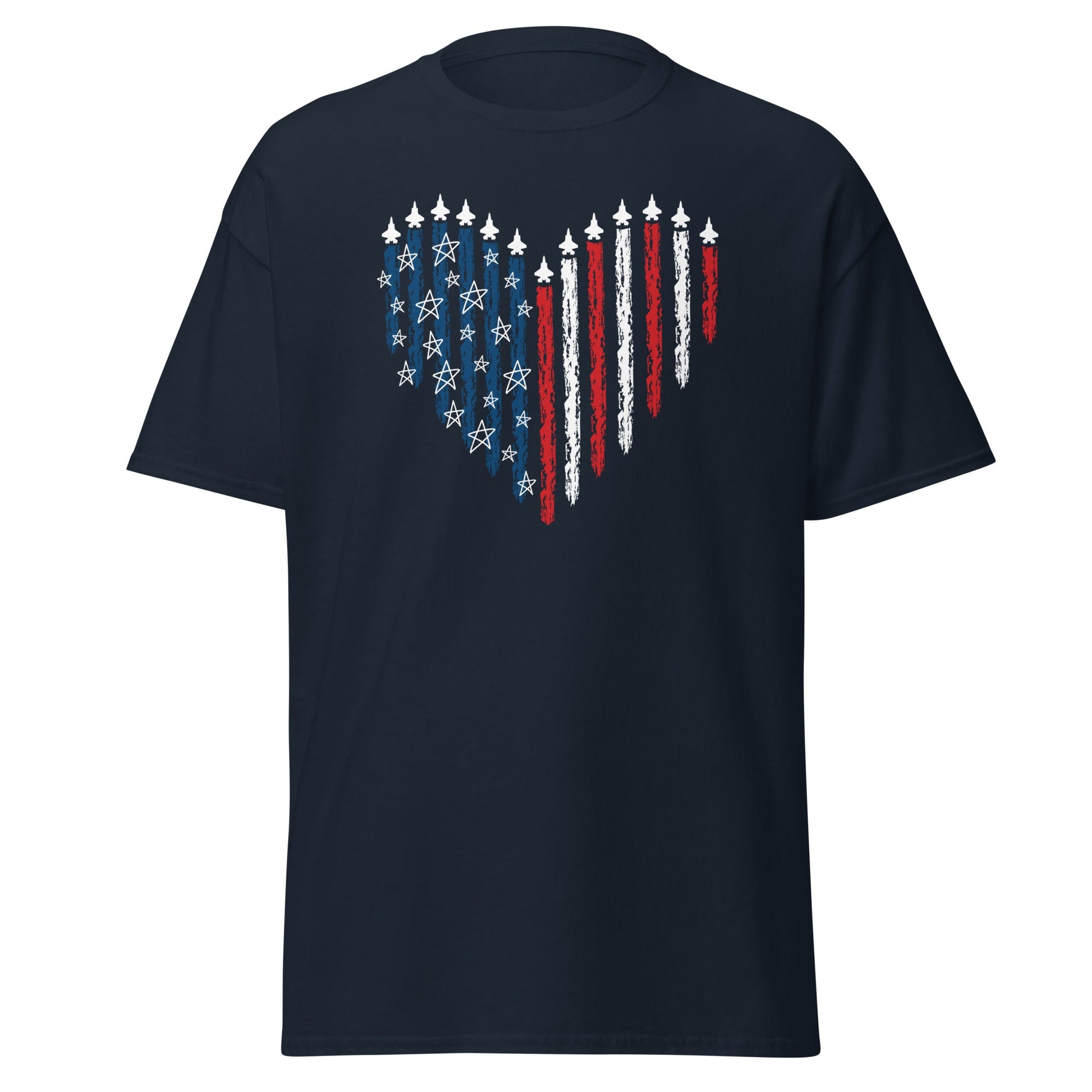 Fighter Jet American T-Shirt - Amp'd Up Custom