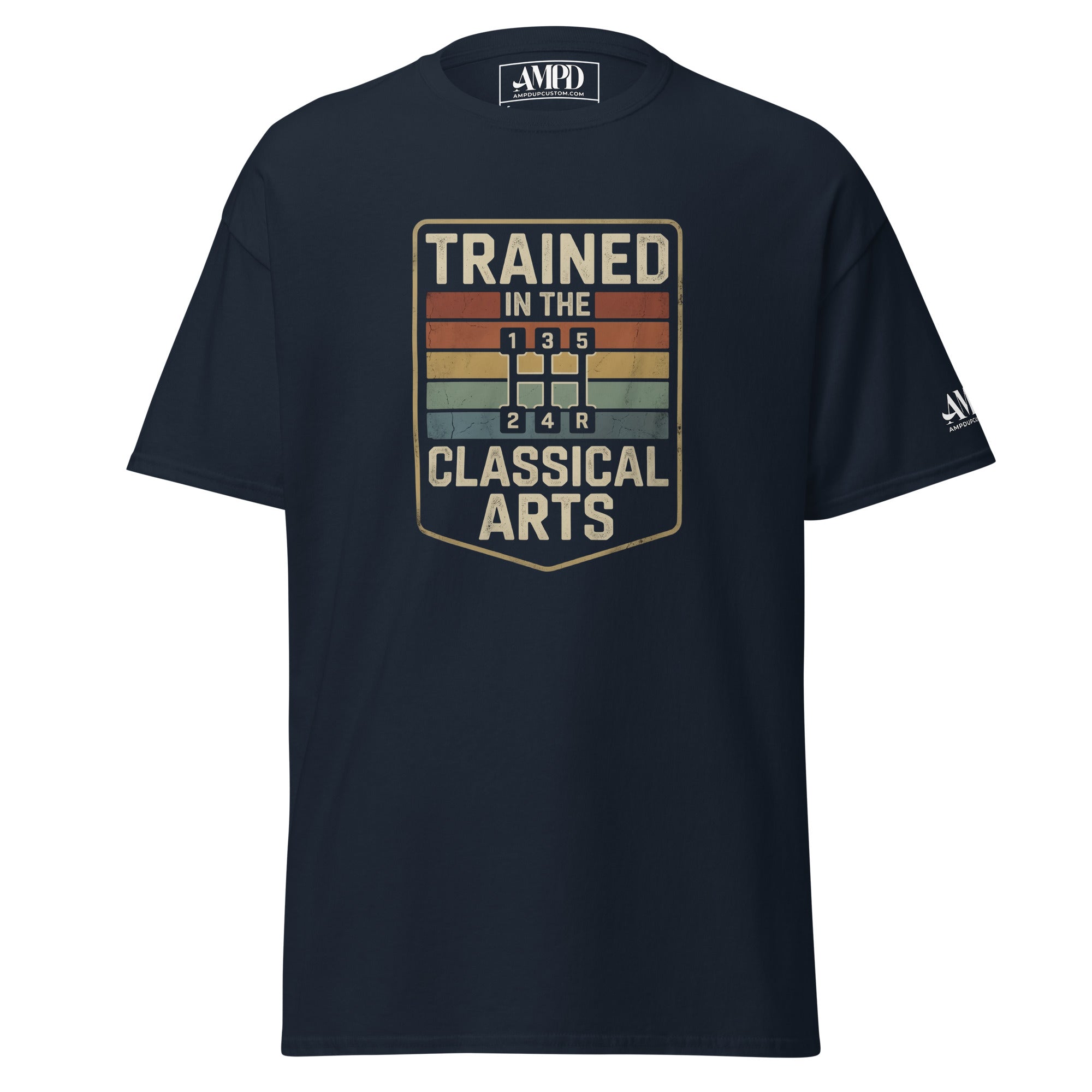Navy blue t-shirt with a koala graphic and 'Stay Cool' text on a white background