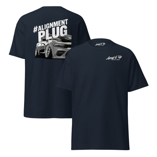 Alignment PLUG T-Shirt (Back Illustration) - Amp'd Up Custom