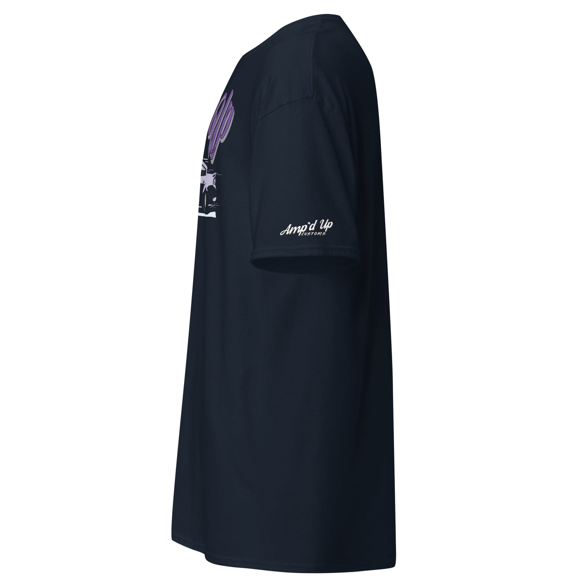 Amp'd Up Dark Purple Charger T-Shirt - Amp'd Up Custom
