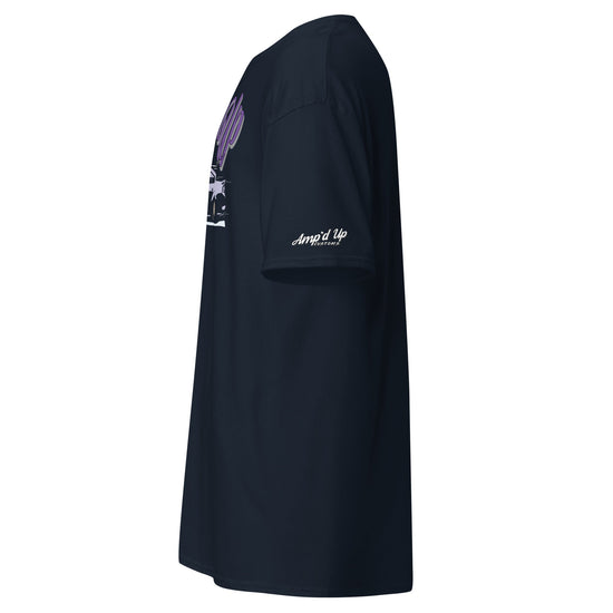 Amp'd Up Dark Purple Charger T-Shirt - Amp'd Up Custom