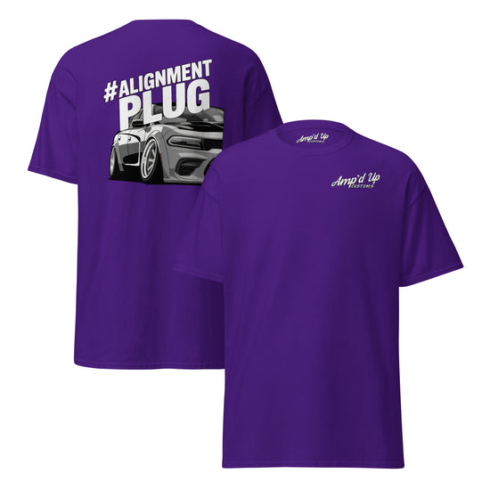 Alignment PLUG T-Shirt (Back Illustration) - Amp'd Up Custom