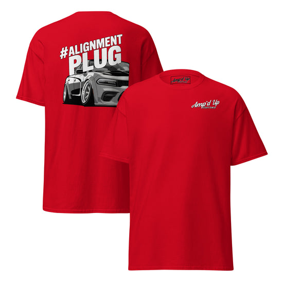 Alignment PLUG T-Shirt (Back Illustration) - Amp'd Up Custom