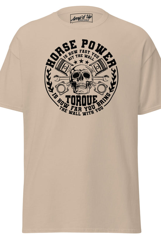 Horse Power And Brick Wall T-Shirt - Amp'd Up Custom