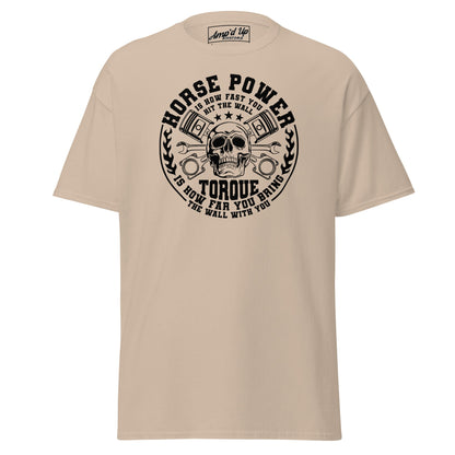 Horse Power And Brick Wall T-Shirt - Amp'd Up Custom