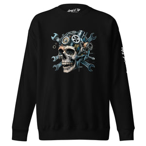 Skull Mechanic Sweatshirt - Amp'd Up Custom