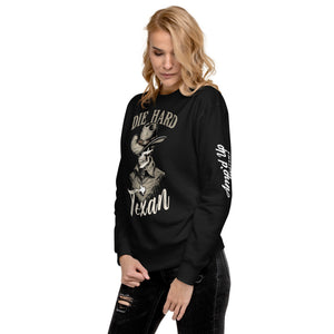 Die Hard Texan Sweatshirt - Amp'd Up Custom