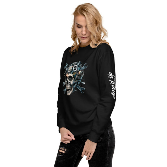 Skull Mechanic Sweatshirt - Amp'd Up Custom