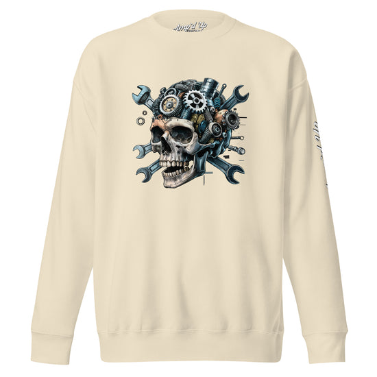 Skull Mechanic Sweatshirt - Amp'd Up Custom