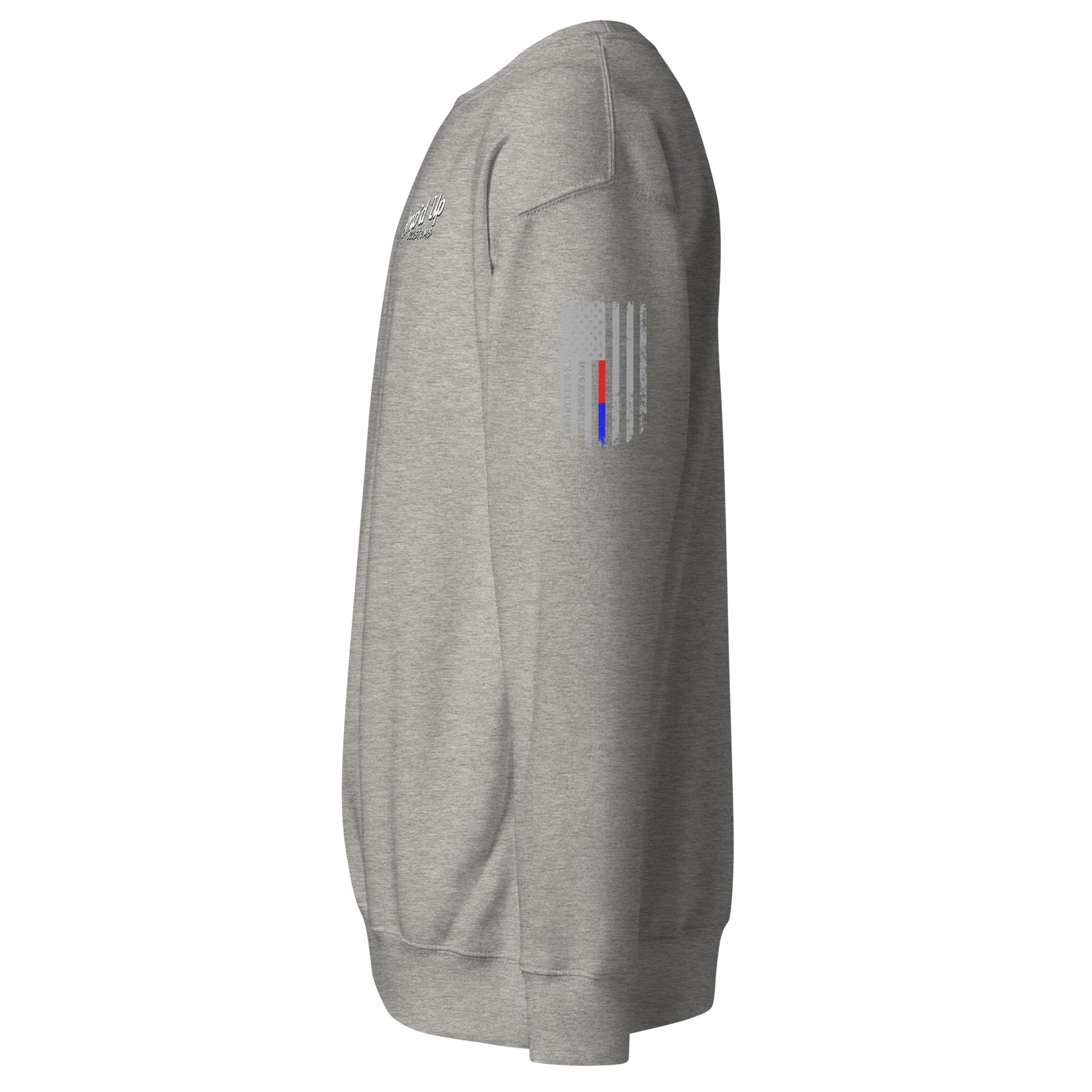 Amp'd Up Classic Sweatshirt (small logo) - Amp'd Up Custom