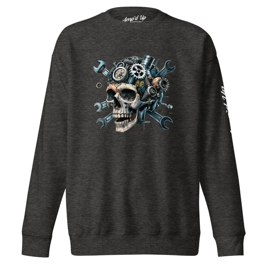 Skull Mechanic Sweatshirt - Amp'd Up Custom