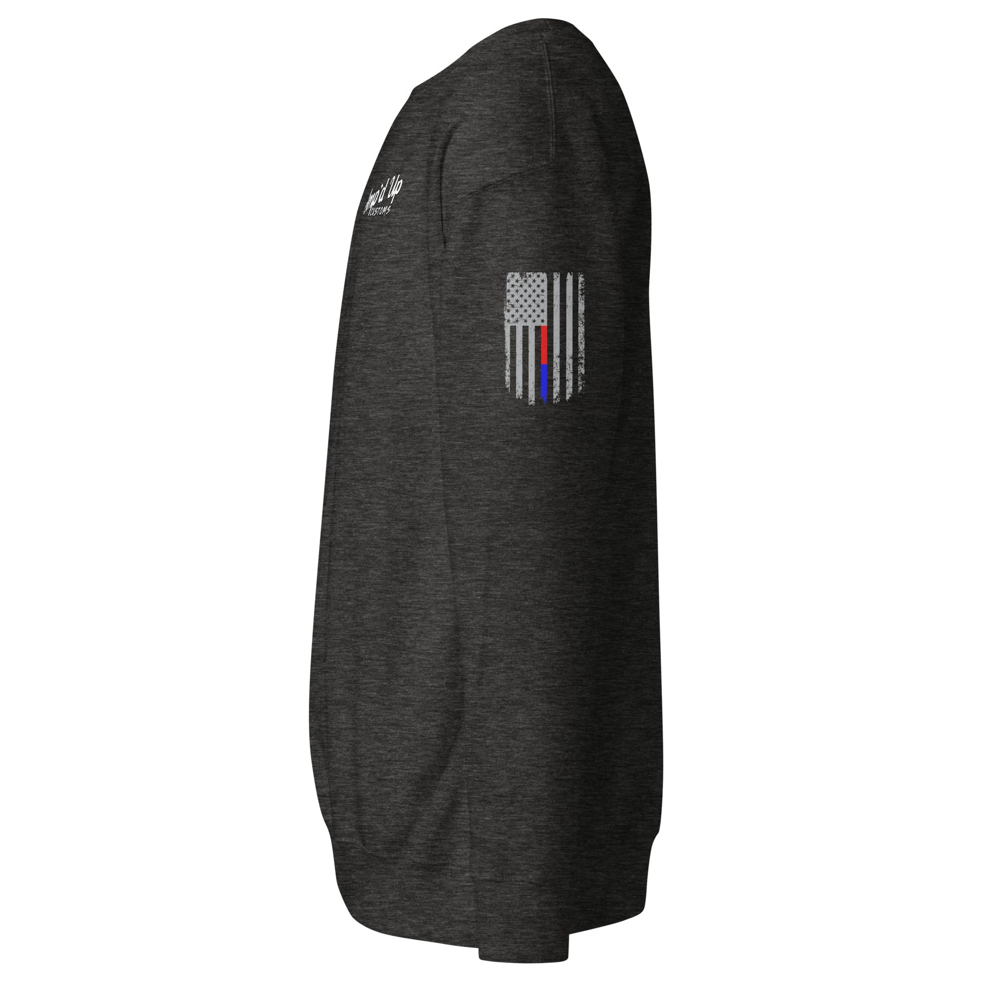 Amp'd Up Classic Sweatshirt (small logo) - Amp'd Up Custom