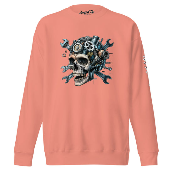 Skull Mechanic Sweatshirt - Amp'd Up Custom