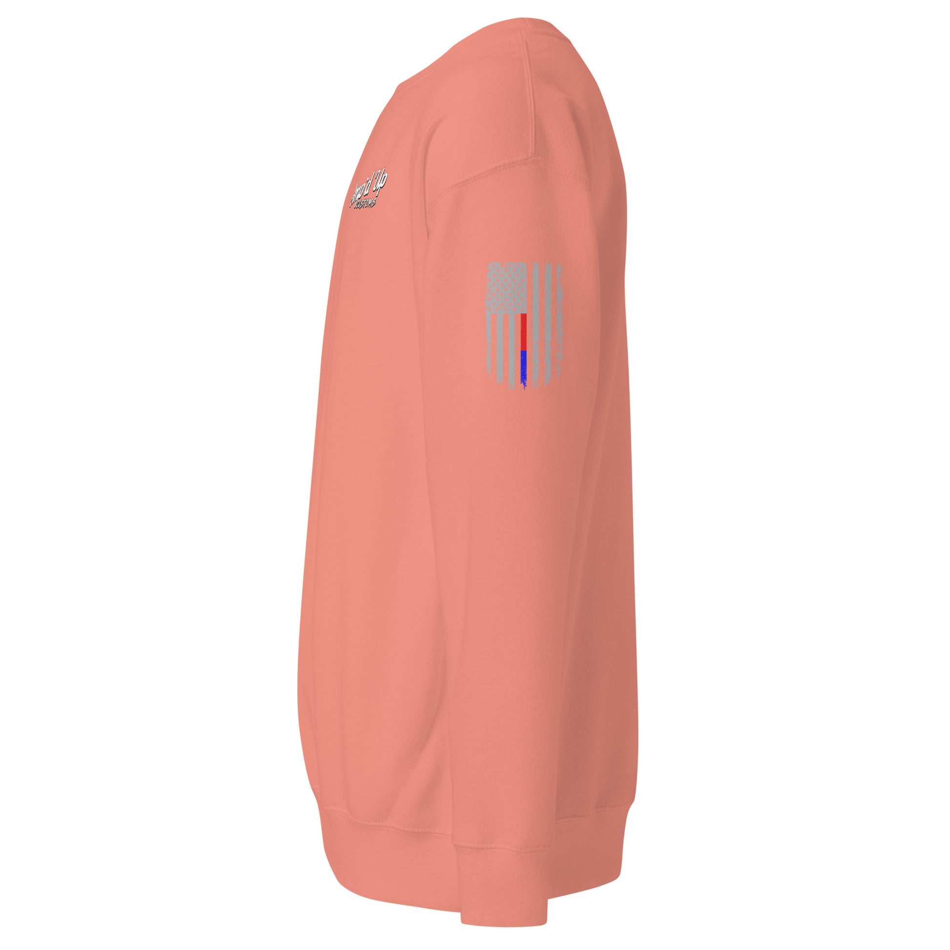 Amp'd Up Classic Sweatshirt (small logo) - Amp'd Up Custom