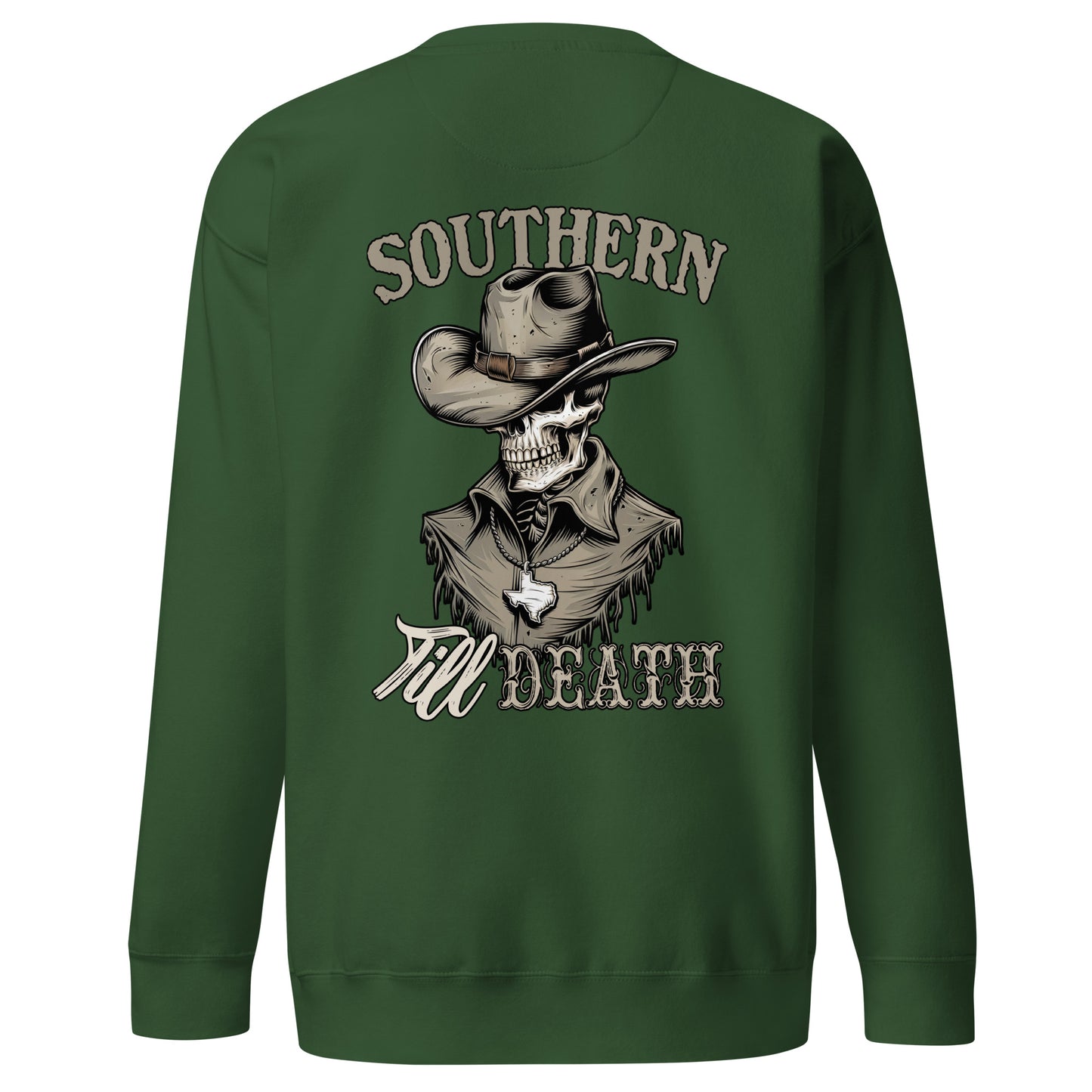 Southern Till Death Sweatshirt (back illustration) - Amp'd Up Custom