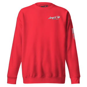 Amp'd Up Classic Sweatshirt (small logo) - Amp'd Up Custom
