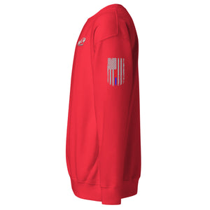 Amp'd Up Classic Sweatshirt (small logo) - Amp'd Up Custom