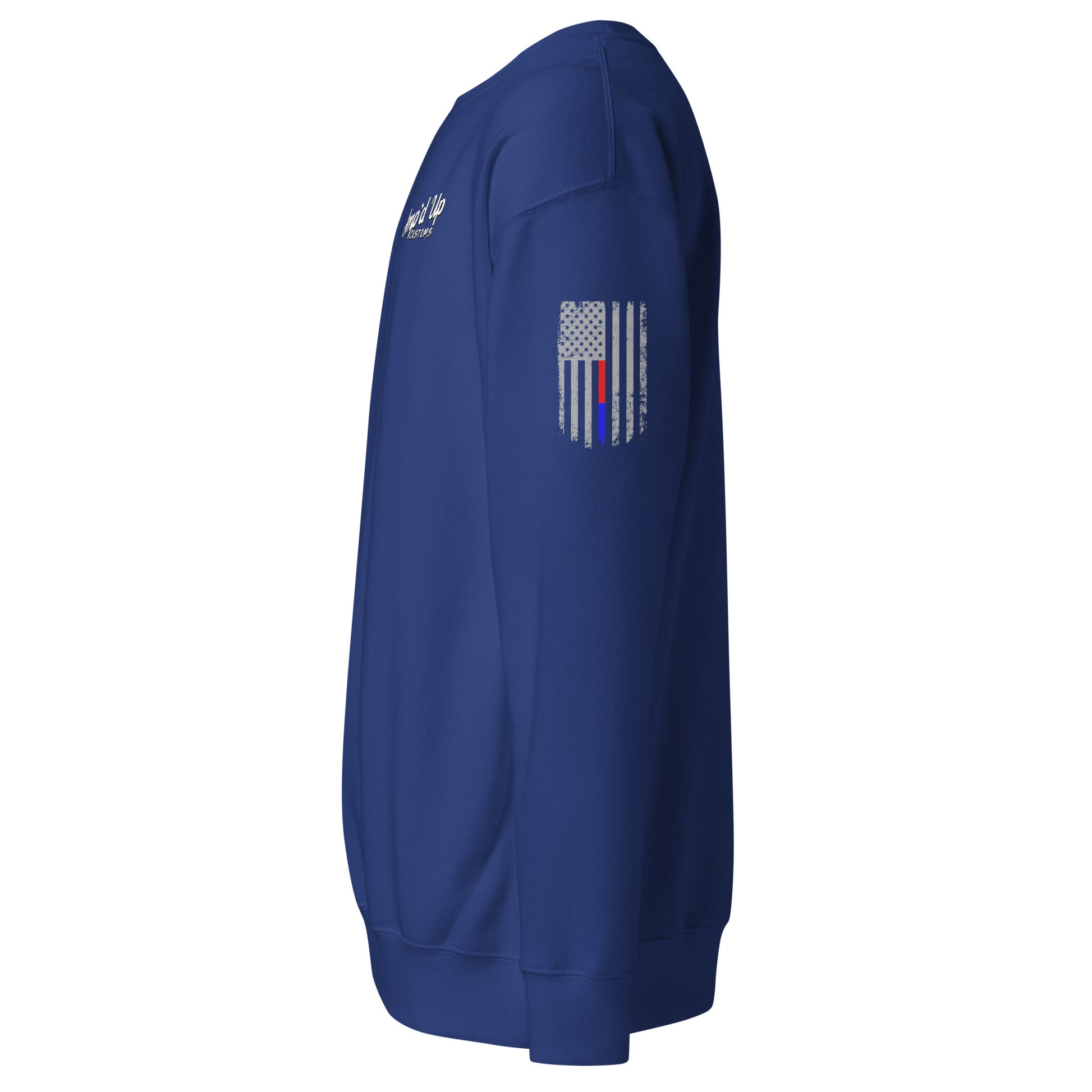 Amp'd Up Classic Sweatshirt (small logo) - Amp'd Up Custom