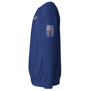 Amp'd Up Classic Sweatshirt (small logo) - Amp'd Up Custom