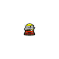 Amp'd Up Custom red car sticker with yellow sun and bold text Why so negative sticker